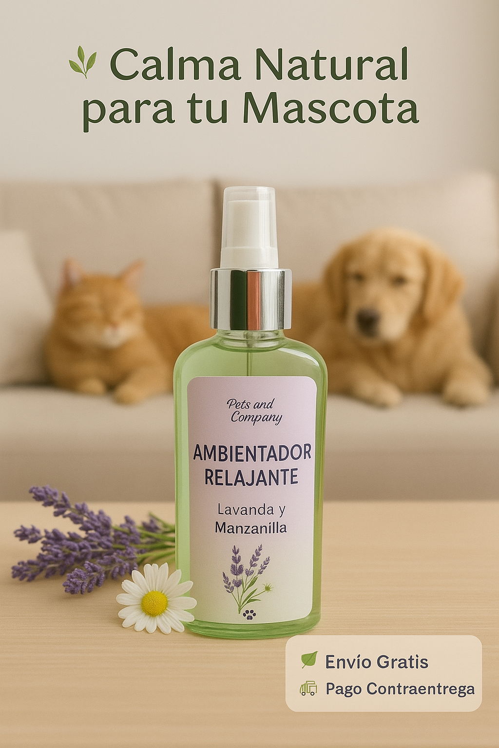 Ambientador Relajante Para Mascotas