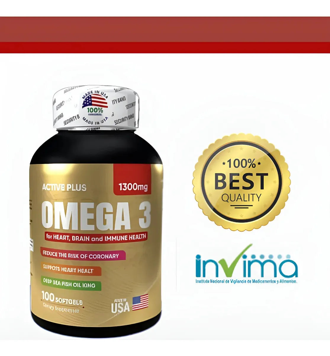 Omega 3 x 300 Softgels: Tu Dosis Diaria de Salud
