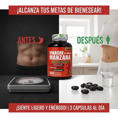 Vinagre de manzana en gomitas