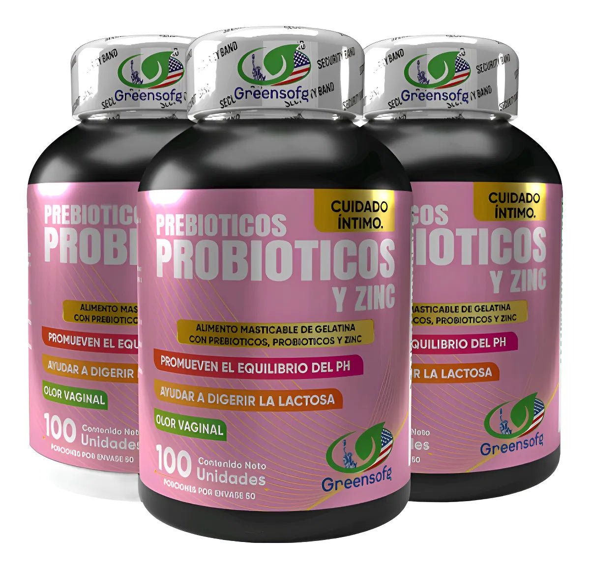 Probióticos Premium para Mujeres X3 frascos (300 dosis)