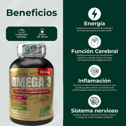 Omega 3 x 300 Softgels: Tu Dosis Diaria de Salud