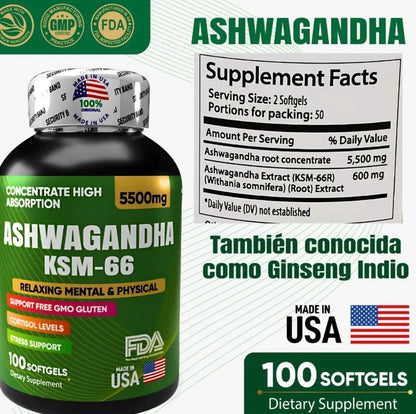 Combo de NAD+ + Ashwagandha