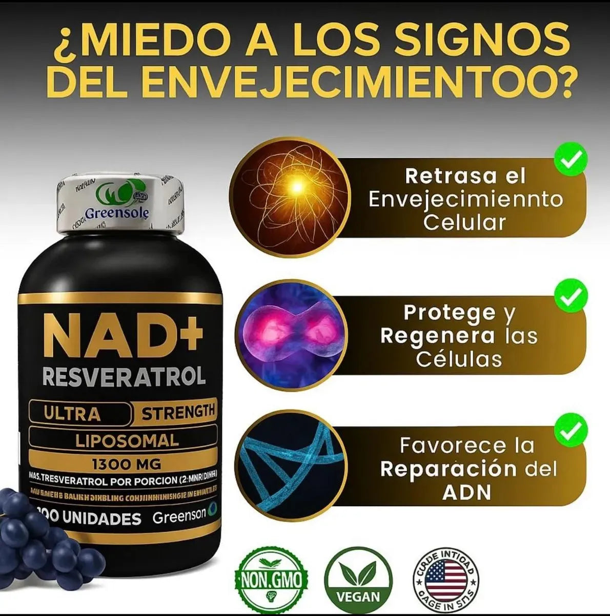 Combo de NAD+ + Ashwagandha